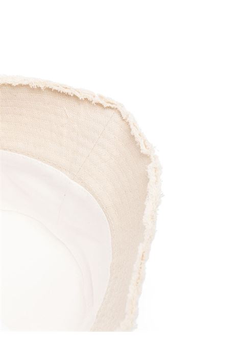 Cappello bucket con logo in beige - donna RUSLAN BAGINSKIY | BCT036CBHRRWRBC036